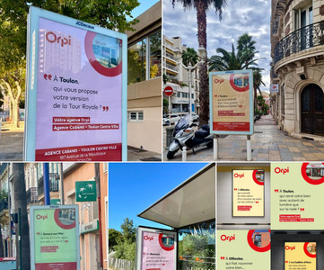 Agence immobilire TOULON OUEST les Panneaux ORPI 